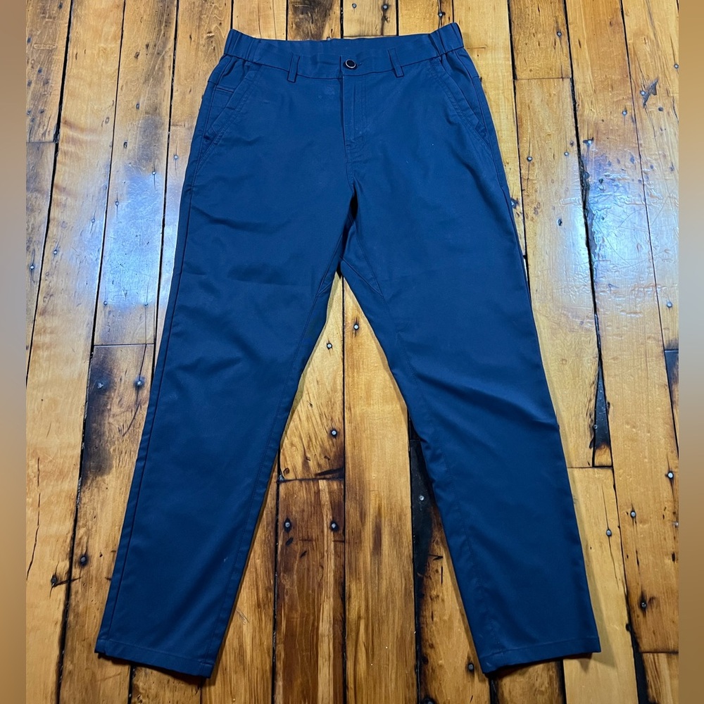 Jack Archer Jetsetter Pants Mens 30x28 Deep Blue Chino Stretch Performance Stain